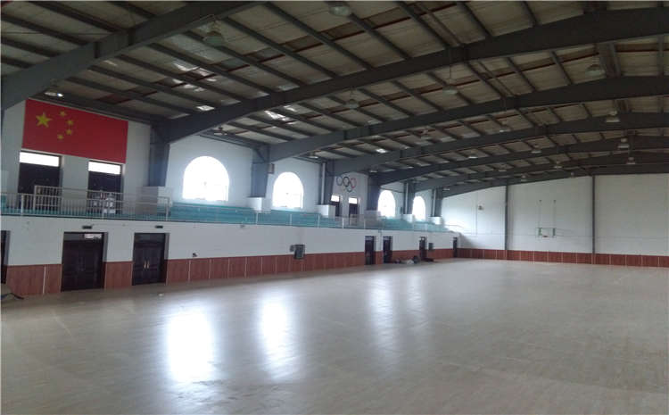 楓木籃球場地木地板主輔龍骨結(jié)構(gòu)